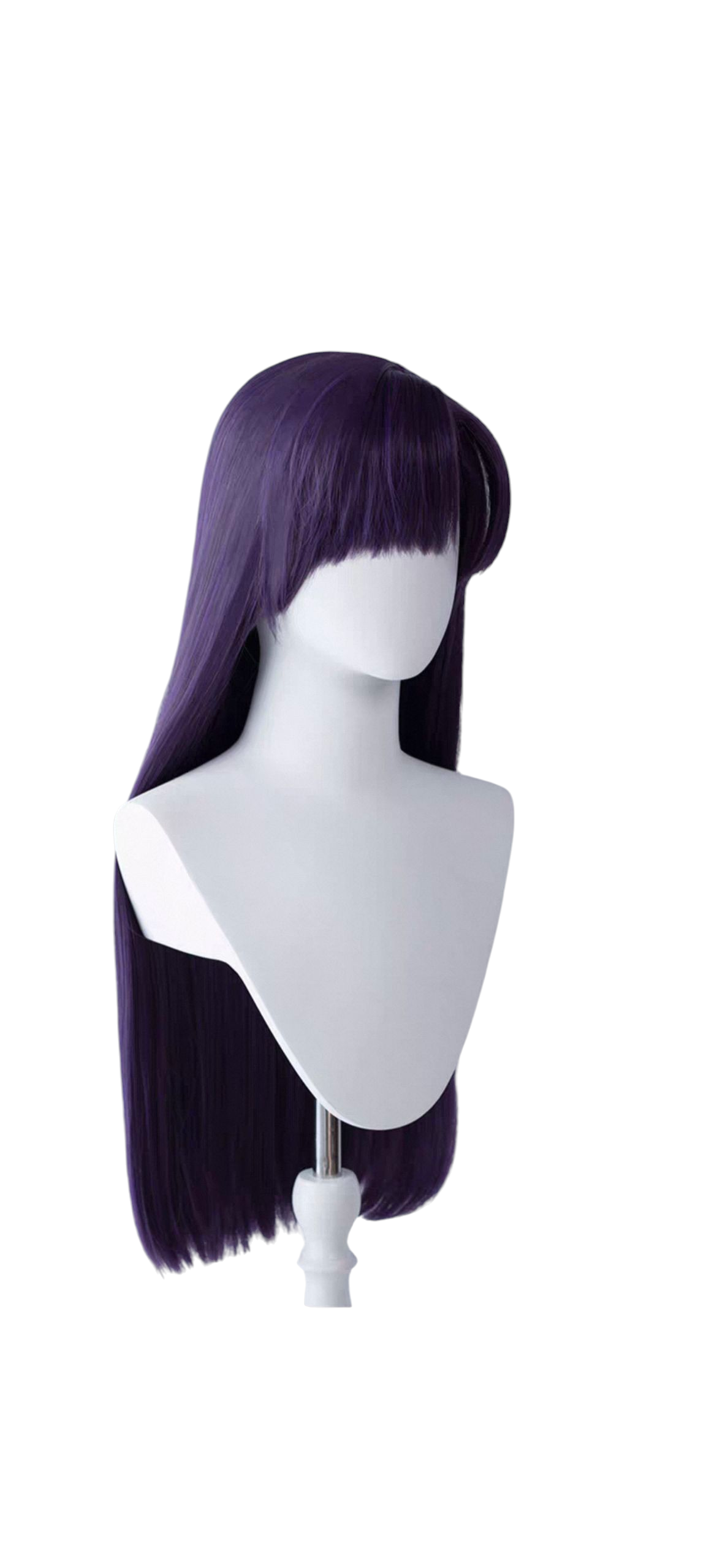 Black Sailor Moon Sailor Mars Rei Hino Purple Black Long Straight Cosplay Wig