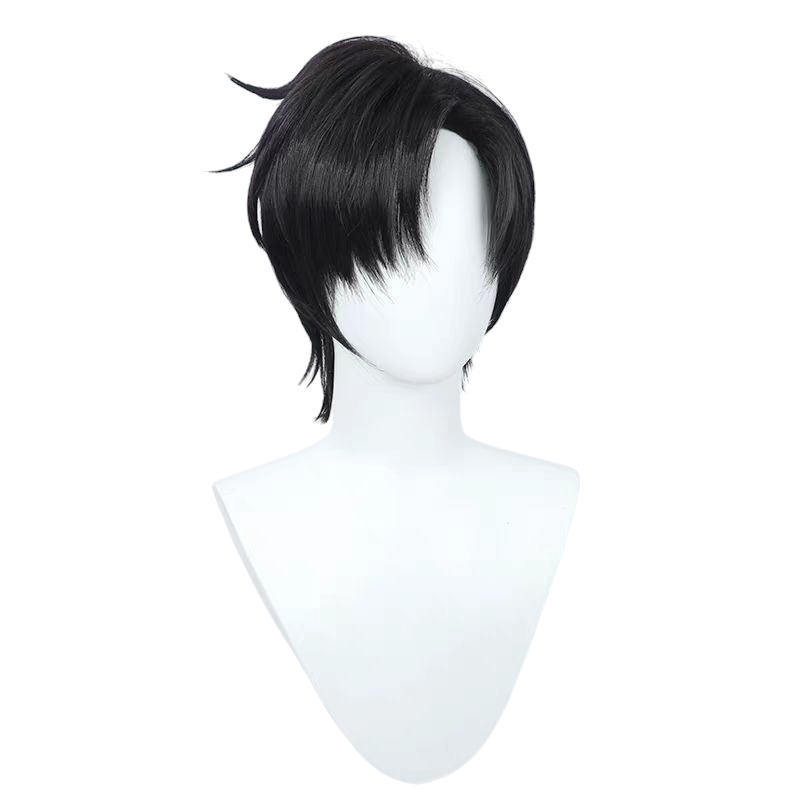 White Smoke Tuxedo Mask Mamoru Chiba (Prince Endymion) Black Short Cosplay Wig