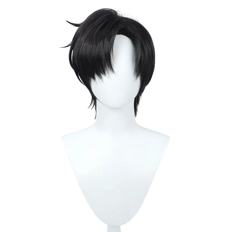 White Smoke Tuxedo Mask Mamoru Chiba (Prince Endymion) Black Short Cosplay Wig
