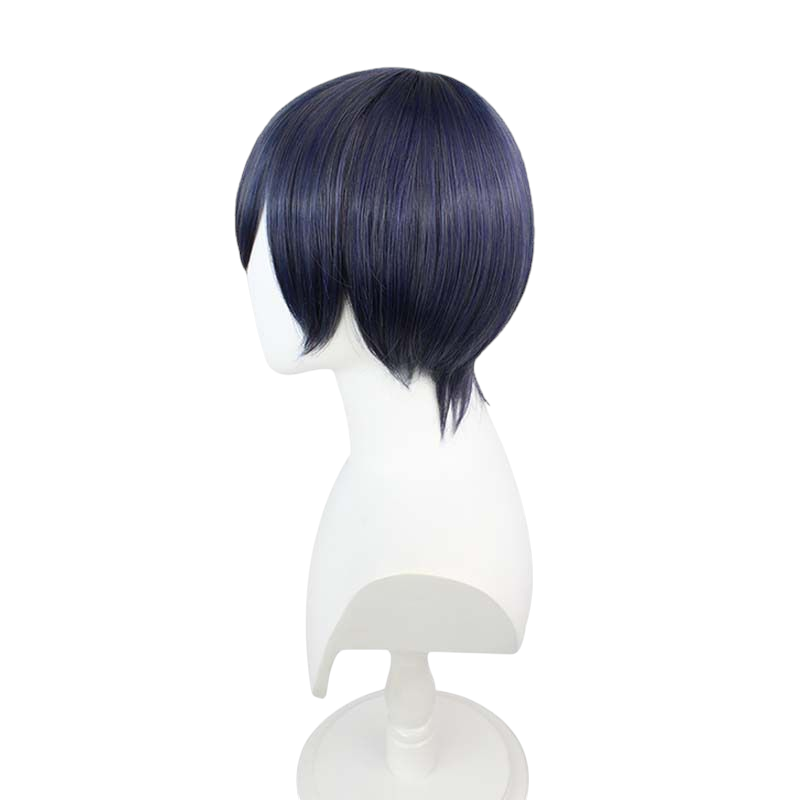 Lavender Black Butler Ciel Phantomhive Cosplay Wig - Blue Gray Mix Short Hair