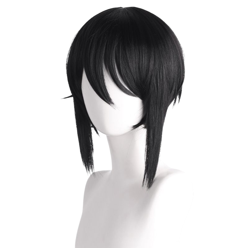 Dark Slate Gray Black Butler Sebastian Michaelis Cosplay Wig - Classic Black Hair