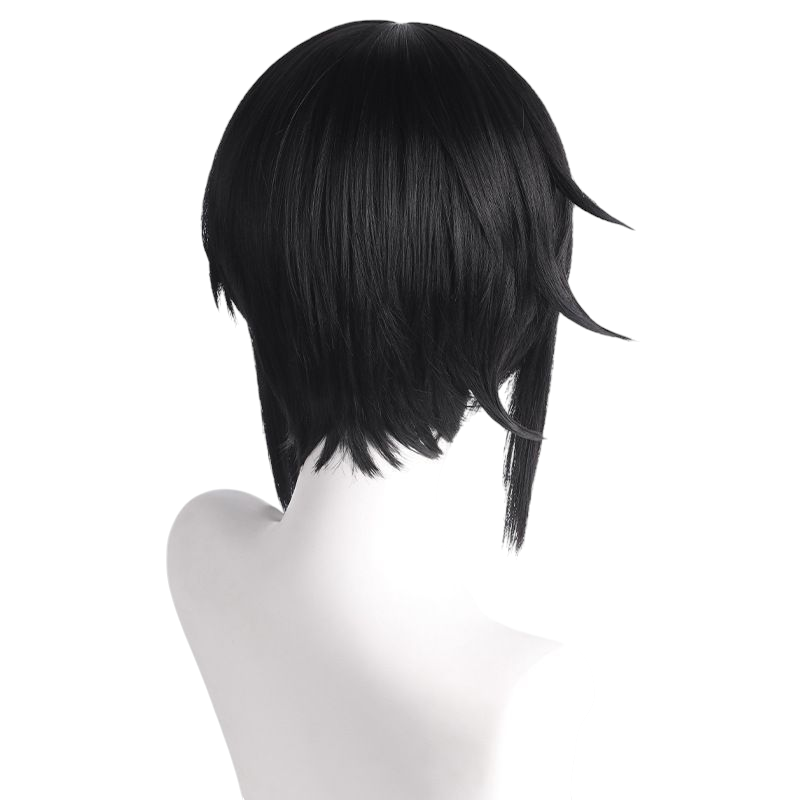 Dark Slate Gray Black Butler Sebastian Michaelis Cosplay Wig - Classic Black Hair