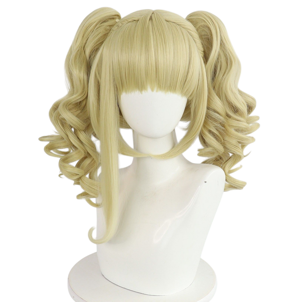 Light Gray Black Butler Elizabeth Midford Cosplay Wig - Golden Blonde Curls