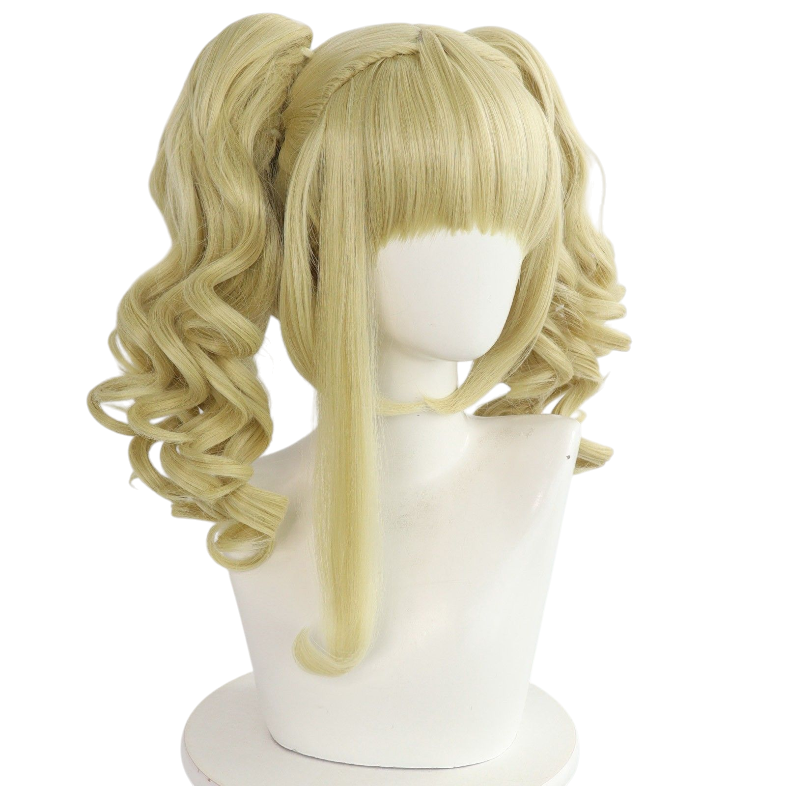 Tan Black Butler Elizabeth Midford Cosplay Wig - Golden Blonde Curls