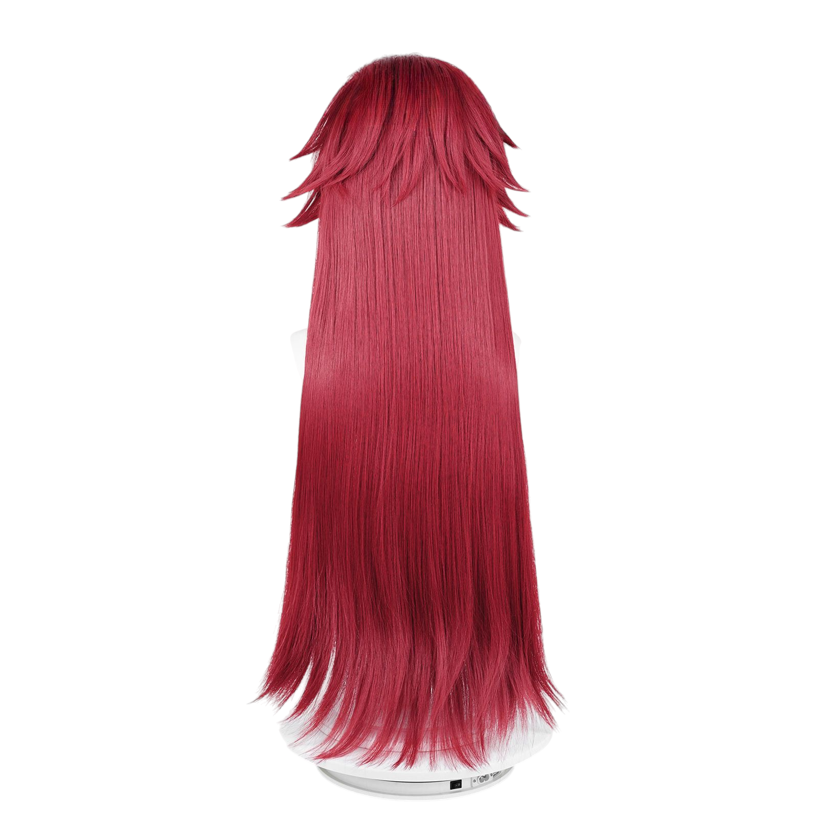 Brown Black Butler Grell Sutcliff Cosplay Wig - Dark Red Long Hair
