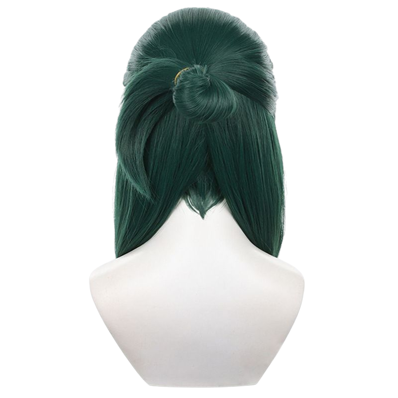 Light Gray The Apothecary Diaries Maomao Cosplay Wig - Dark Green (Skin Top)