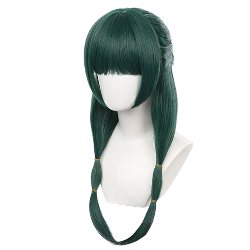 Beige The Apothecary Diaries Maomao Cosplay Wig - Dark Green (Skin Top)