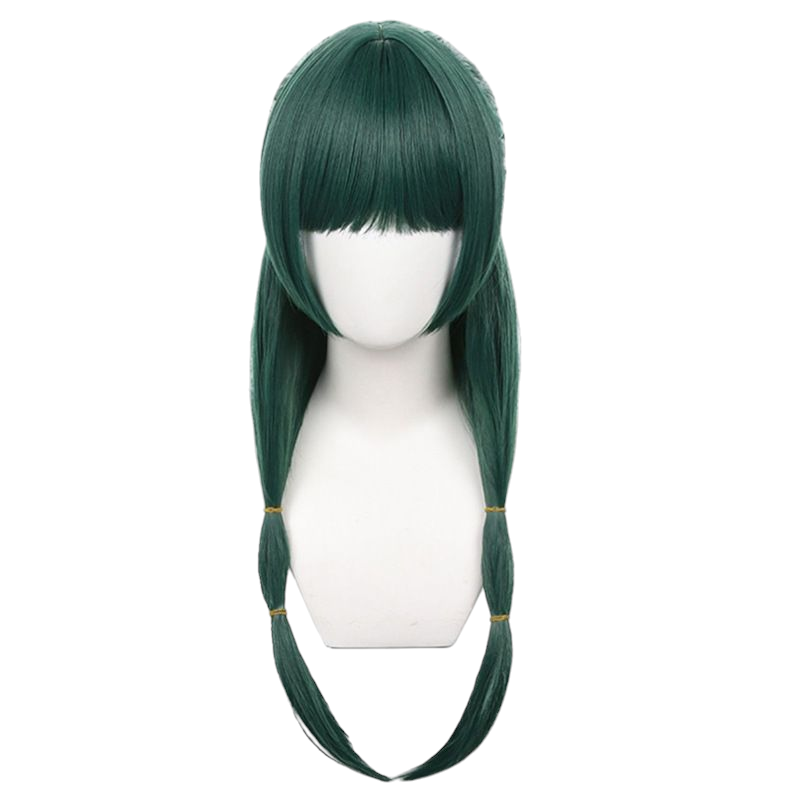 Dark Slate Gray The Apothecary Diaries Maomao Cosplay Wig - Dark Green (Skin Top)