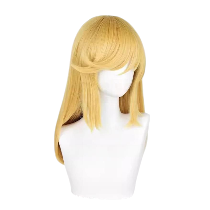 White Smoke My Little Pony Applejack Voluminous Blonde Cosplay Wig