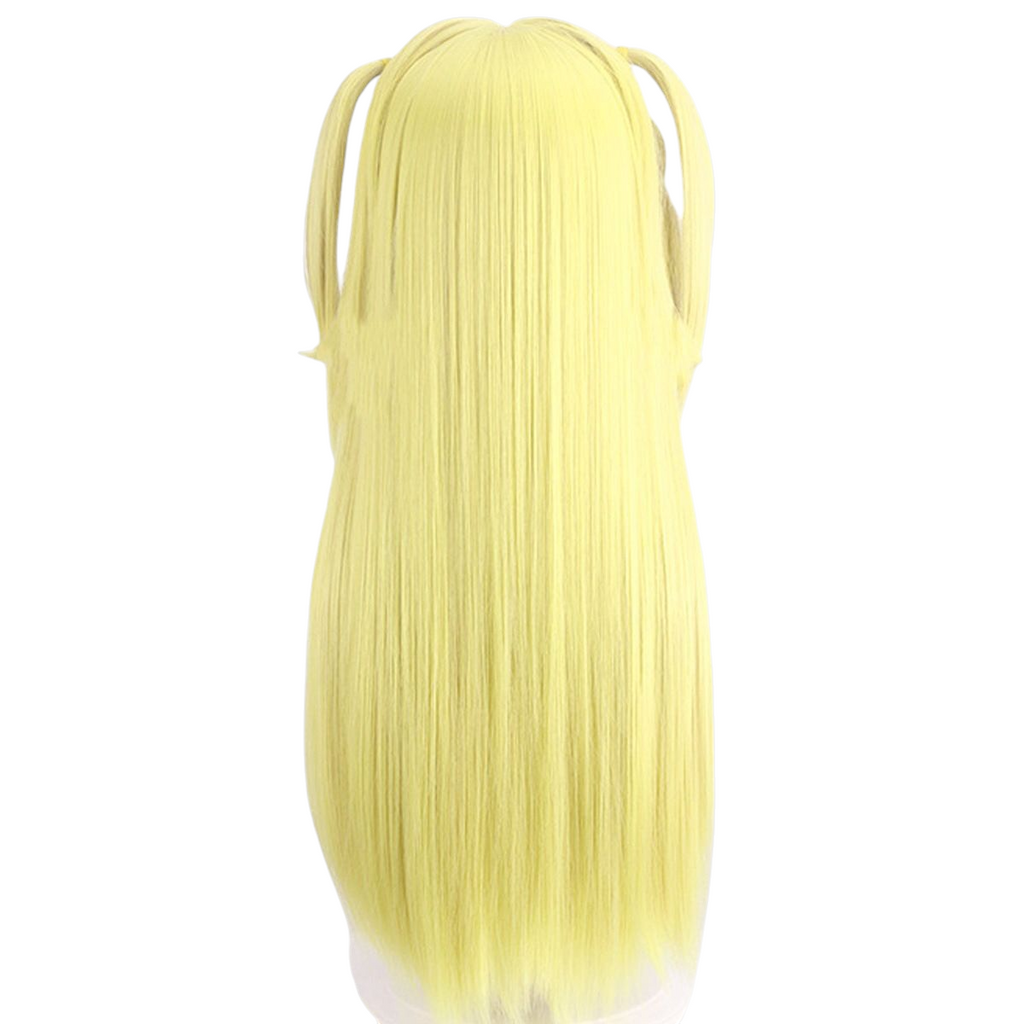 Khaki Death Note Misa Amane Cosplay Wig - Golden Blonde Pigtails