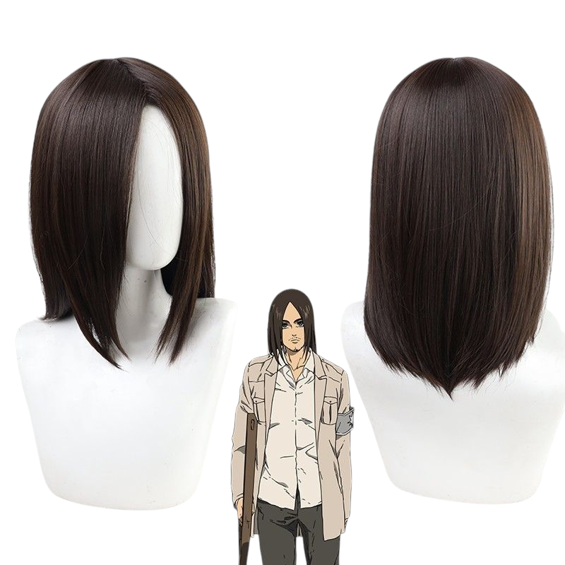 Beige Attack on Titan Eren Yeager Final Season Long Wig (Half-Tie)
