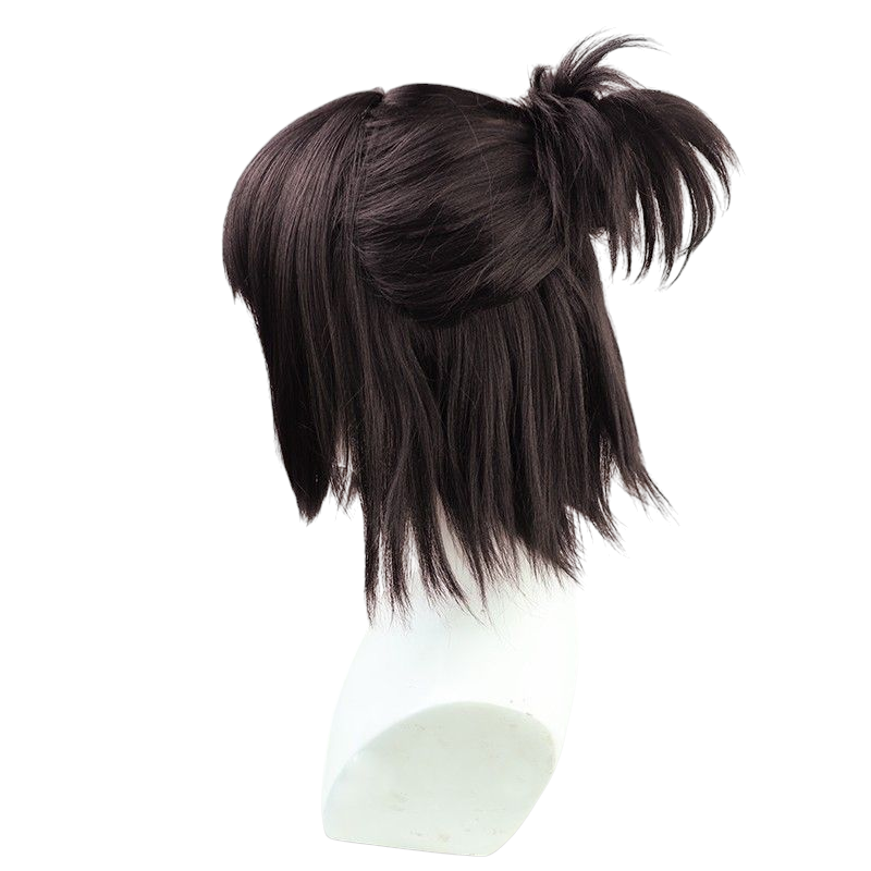 Beige Attack on Titan Hange Zoe Final Season Cosplay Wig (Half-Tie)