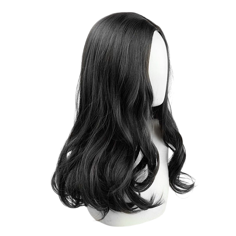 Dark Slate Gray Attack on Titan Pieck Finger Final Season Cosplay Wig (Long Wavy Skin Top)