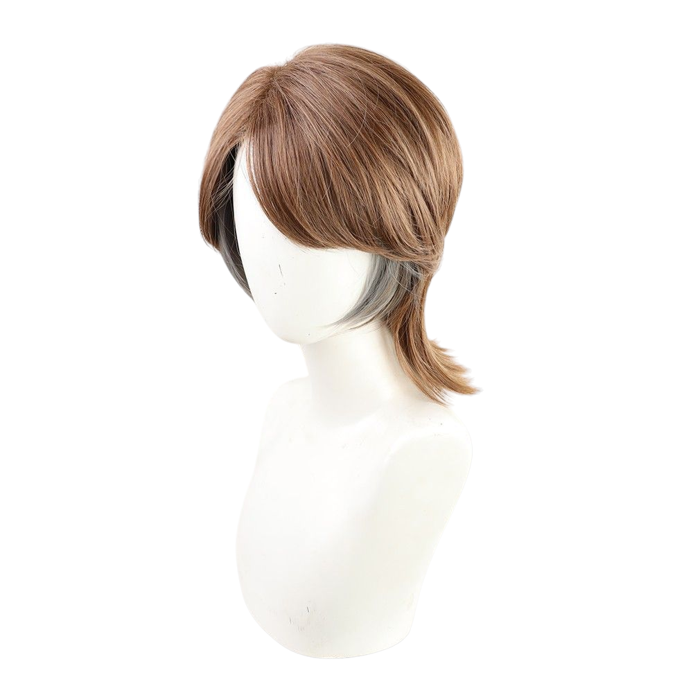 Antique White Attack on Titan Jean Kirstein Final Season Wig (Grey Sideburns)