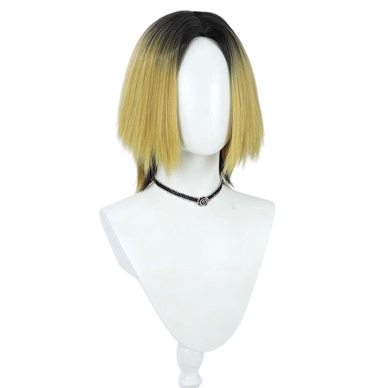 Beige Kozume Kenma Cosplay Wig | Haikyuu!! Nekoma (Dyed Roots)