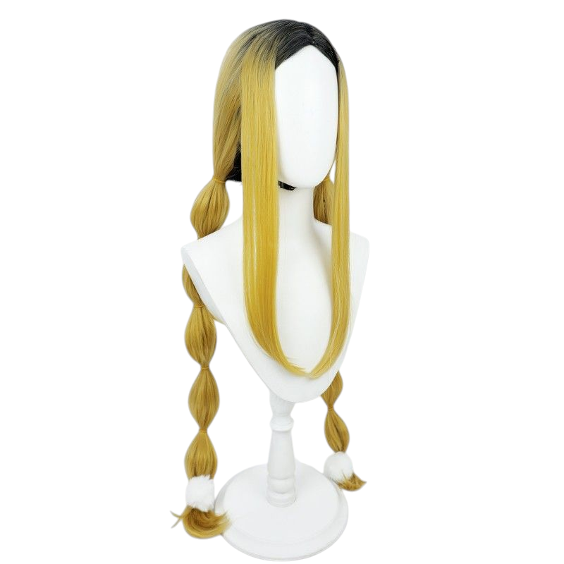 Antique White Female Kenma Kozume Cosplay Wig | Haikyuu!! Genderbend Long