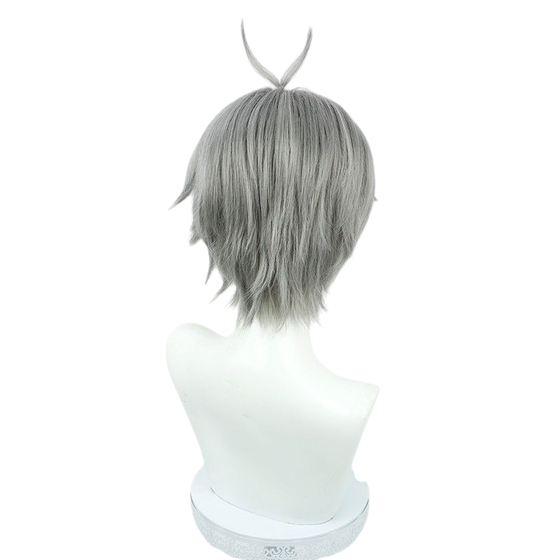 Light Gray Sugawara Koshi Cosplay Wig | Haikyuu!! Karasuno Replica (Grey)