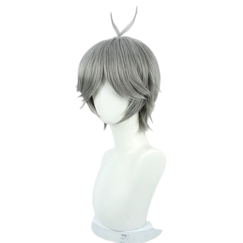 Light Gray Sugawara Koshi Cosplay Wig | Haikyuu!! Karasuno Replica (Grey)