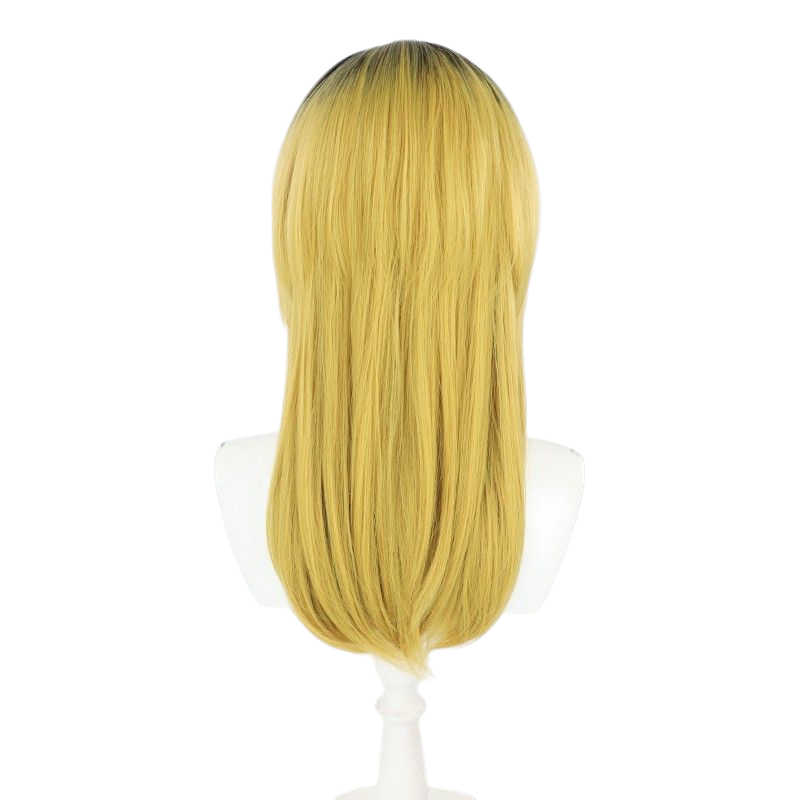 Dark Khaki Female Kenma Kozume Wig | Haikyuu!! (Long, Silicone Scalp)