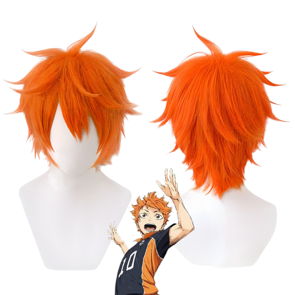Antique White Hinata Shoyo Cosplay Wig | Haikyuu!! Karasuno #10