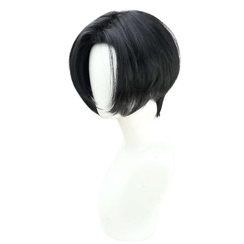 Dark Slate Gray Manjiro Sano "Dark Mikey" Cosplay Wig | Tokyo Revengers (Black)