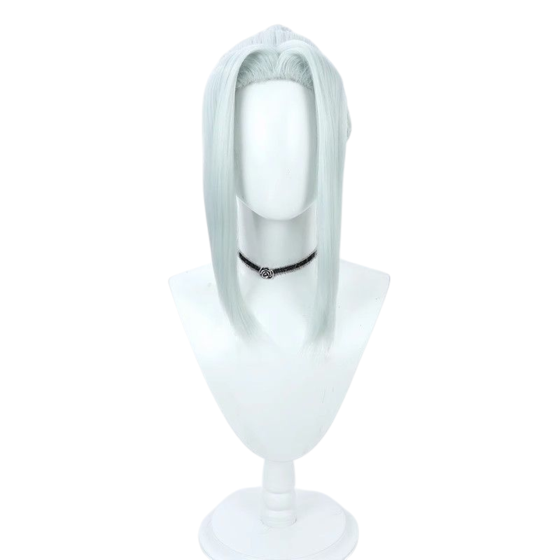 Lavender Jujutsu Kaisen Mei Mei Cosplay Wig - Mint Blue High Ponytail Clip