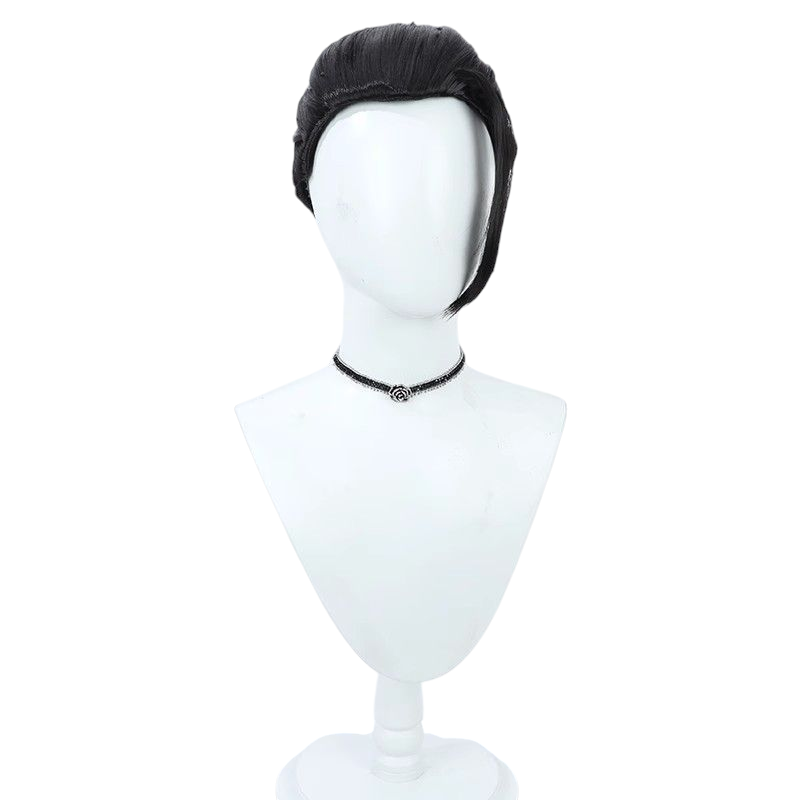 White Smoke Jujutsu Kaisen Suguru Geto Cosplay Wig - Black Man Bun Style (Manga)