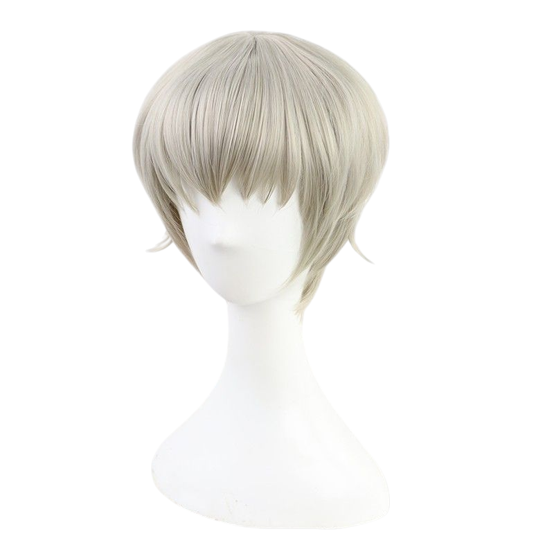 Light Gray Jujutsu Kaisen Toge Inumaki Cosplay Wig - Flipped Multi-Use