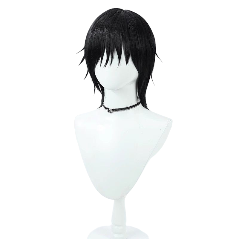 Lavender Jujutsu Kaisen Toji Fushiguro Season 2 Wig (Black Flipped)