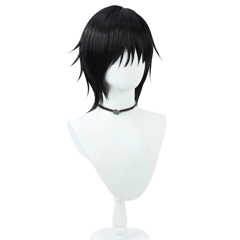 Lavender Jujutsu Kaisen Toji Fushiguro Season 2 Wig (Black Flipped)