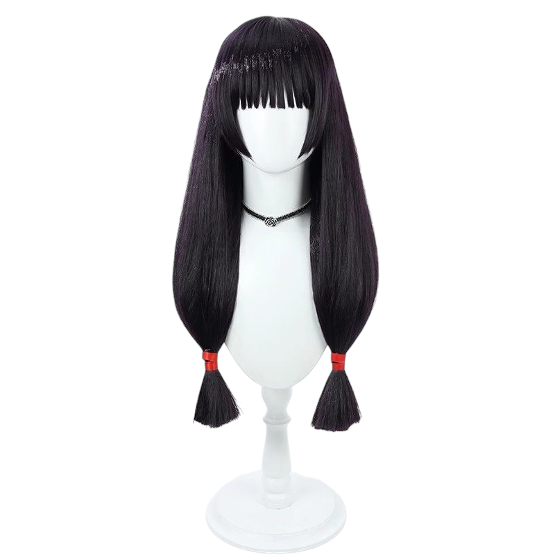 Dark Slate Gray Jujutsu Kaisen Utahime Iori Season 2 Wig (Purple, Skin Top)