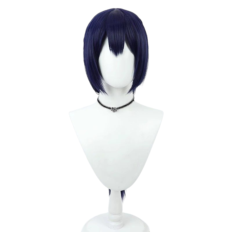 Lavender Jujutsu Kaisen Riko Amanai Season 2 Wig (Blue, Crimped, Skin Top)