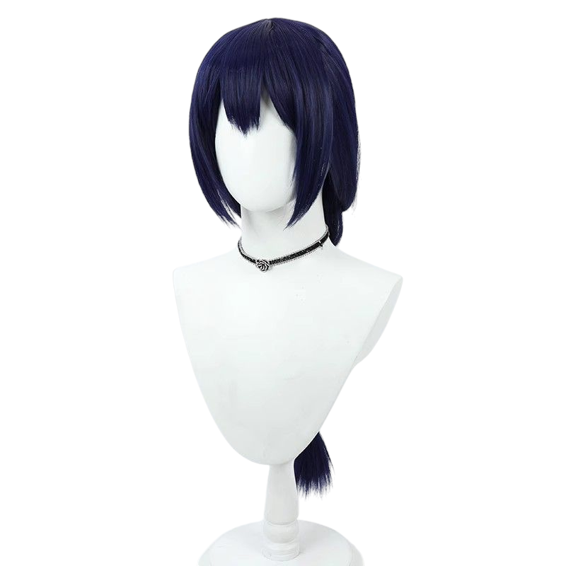 Lavender Jujutsu Kaisen Riko Amanai Season 2 Wig (Blue, Crimped, Skin Top)