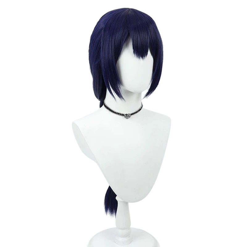 Lavender Jujutsu Kaisen Riko Amanai Season 2 Wig (Blue, Crimped, Skin Top)