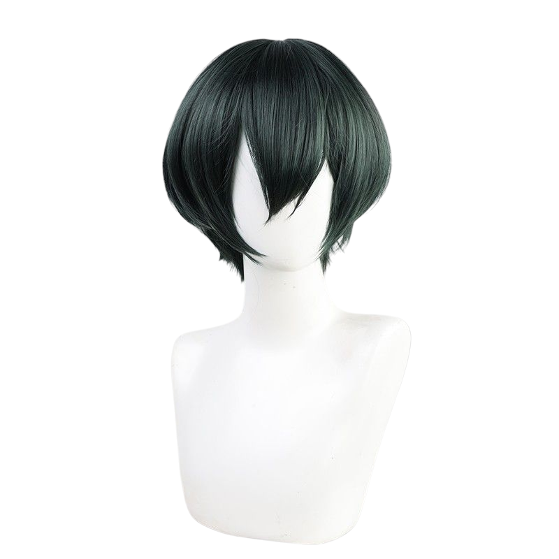 White Smoke Jujutsu Kaisen Mai Zenin Cosplay Wig - Black Flipped (Skin Top)