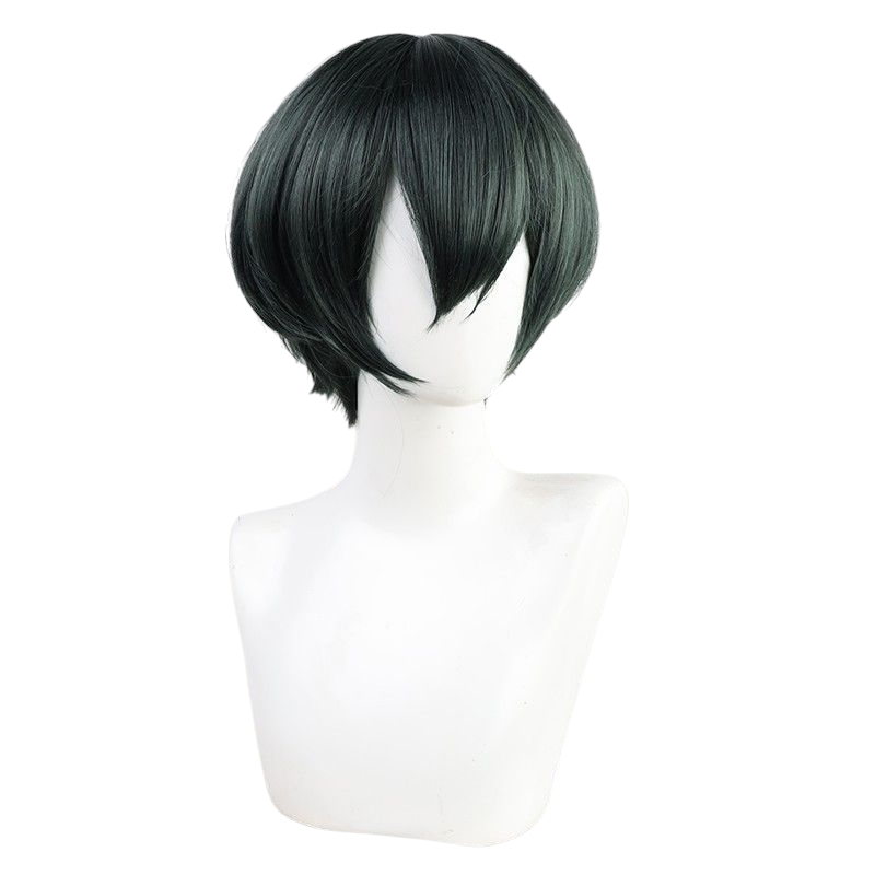 White Smoke Jujutsu Kaisen Mai Zenin Cosplay Wig - Black Flipped (Skin Top)