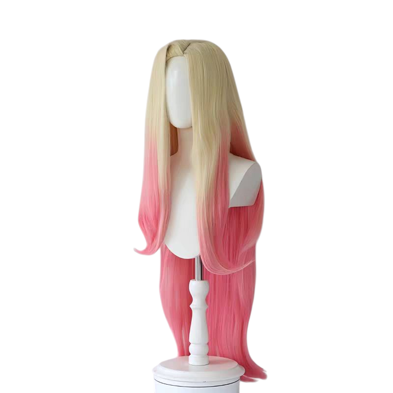 Rosy Brown KDA Ahri Cosplay Wig | League of Legends (Gradient) | ALL OUT