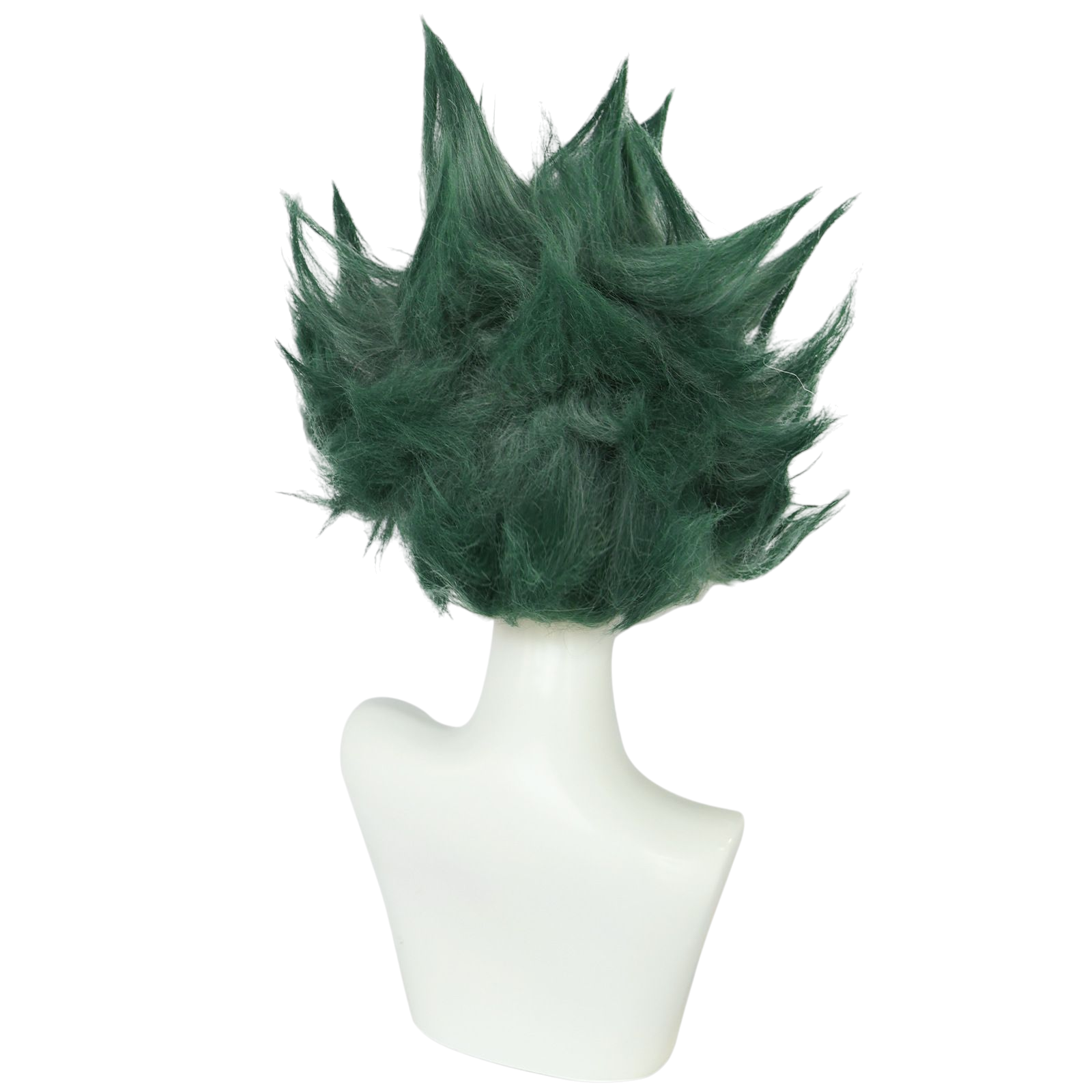 Beige Senku Ishigami Cosplay Wig | Dr. STONE (Green Gradient Short)