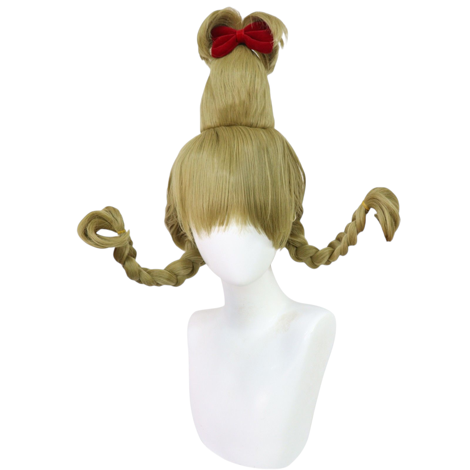 Dim Gray Cindy Lou Who Cosplay Wig | The Grinch (Spiked Ponytail)