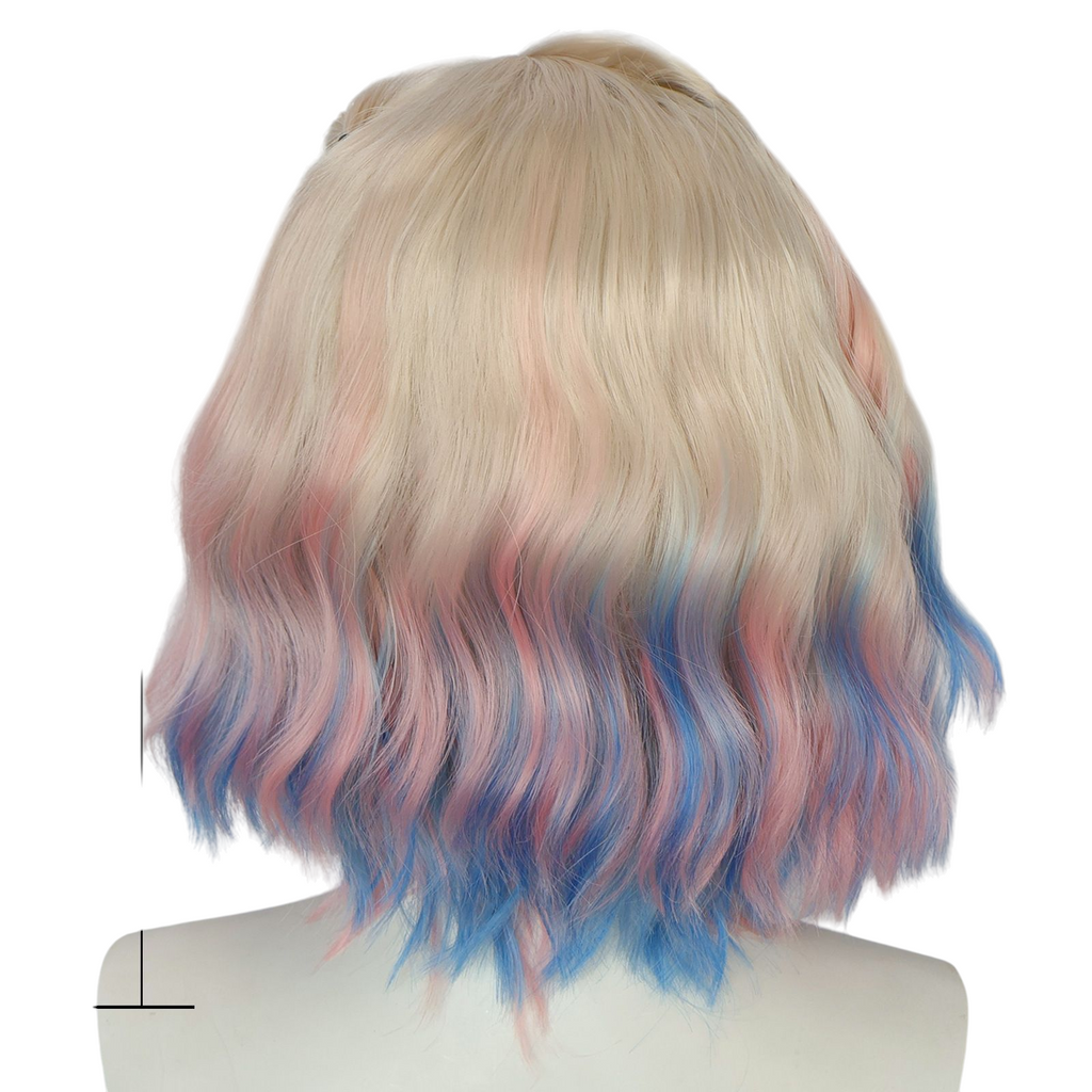 Dark Gray Enid Sinclair Cosplay Wig | Wednesday (Colorful Scalp, Short Curls)