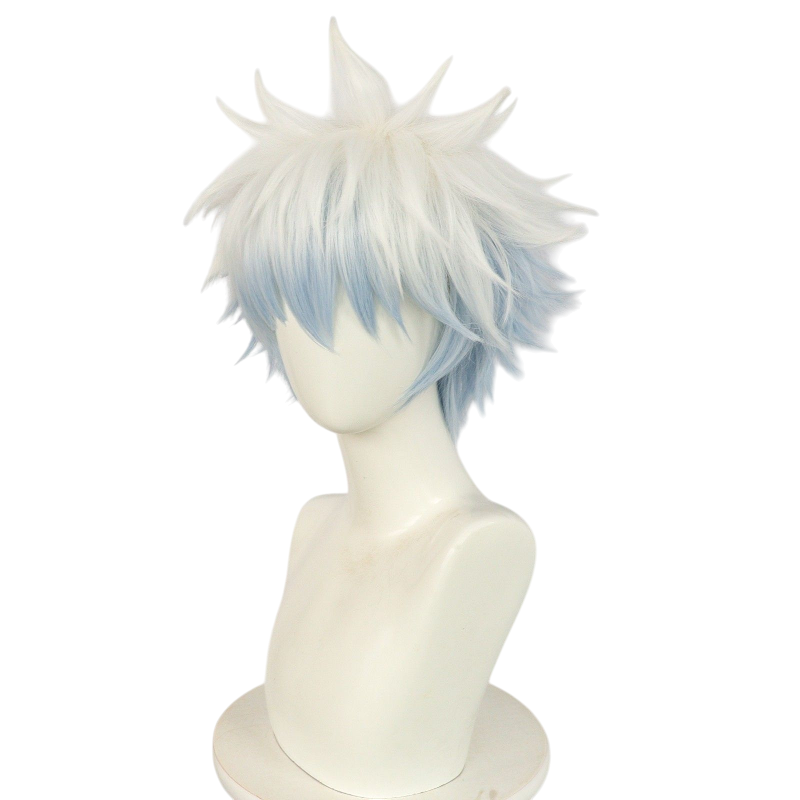 Light Gray Gintoki Sakata Cosplay Wig | Gintama (Silver Grey Flipped)