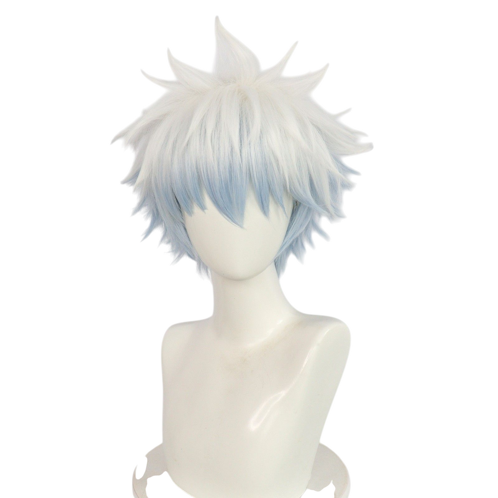 Light Gray Gintoki Sakata Cosplay Wig | Gintama (Silver Grey Flipped)