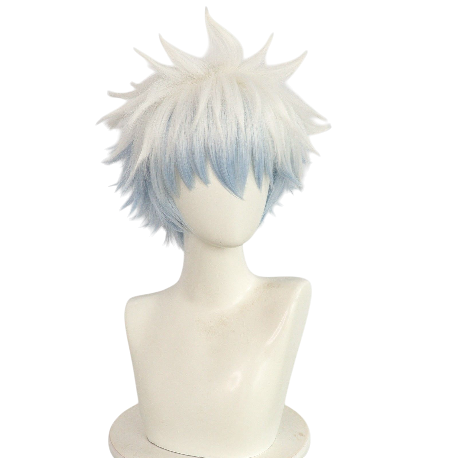 Light Gray Gintoki Sakata Cosplay Wig | Gintama (Silver Grey Flipped)