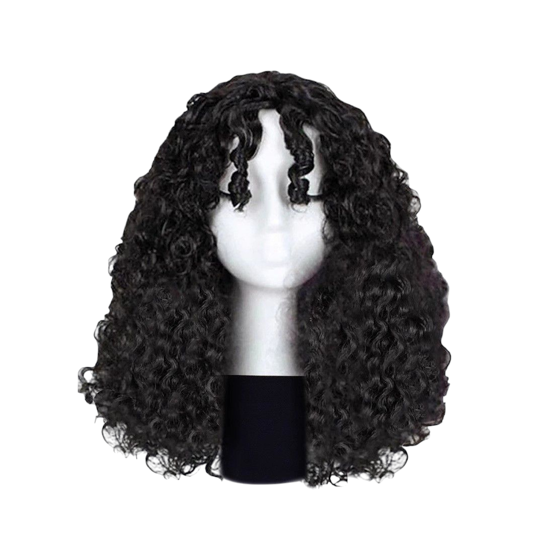 Black Mother Gothel Cosplay Wig | Tangled (Black Curly)