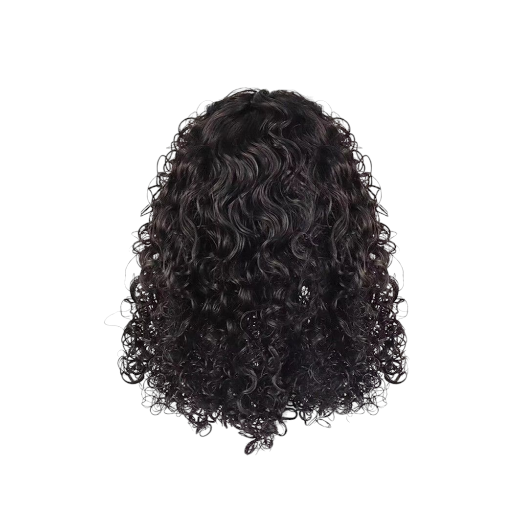 Dark Slate Gray Mother Gothel Cosplay Wig | Tangled (Black Curly)