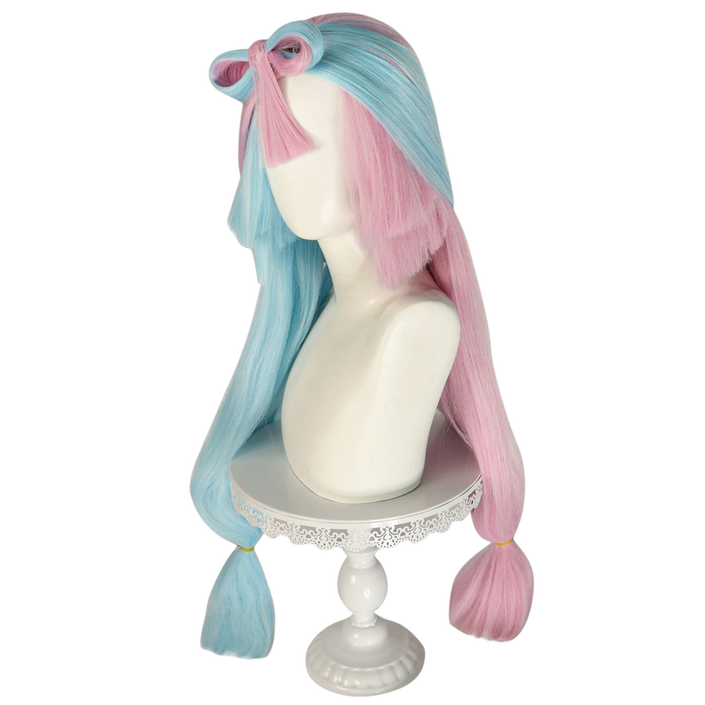 Gray Iono Cosplay Wig | Pokémon Scarlet & Violet (Two-Tone)