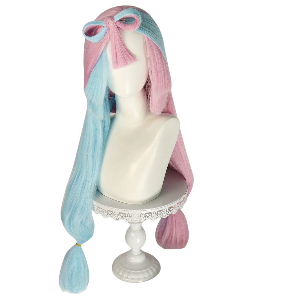 Gray Iono Cosplay Wig | Pokémon Scarlet & Violet (Two-Tone)
