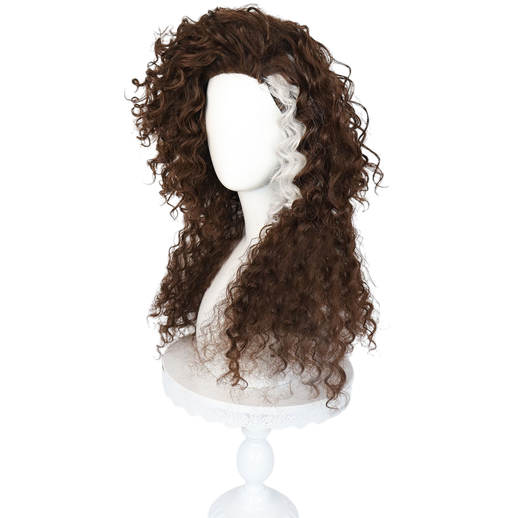 Light Gray Bellatrix Lestrange Cosplay Wig | Harry Potter (Cursed Curls)