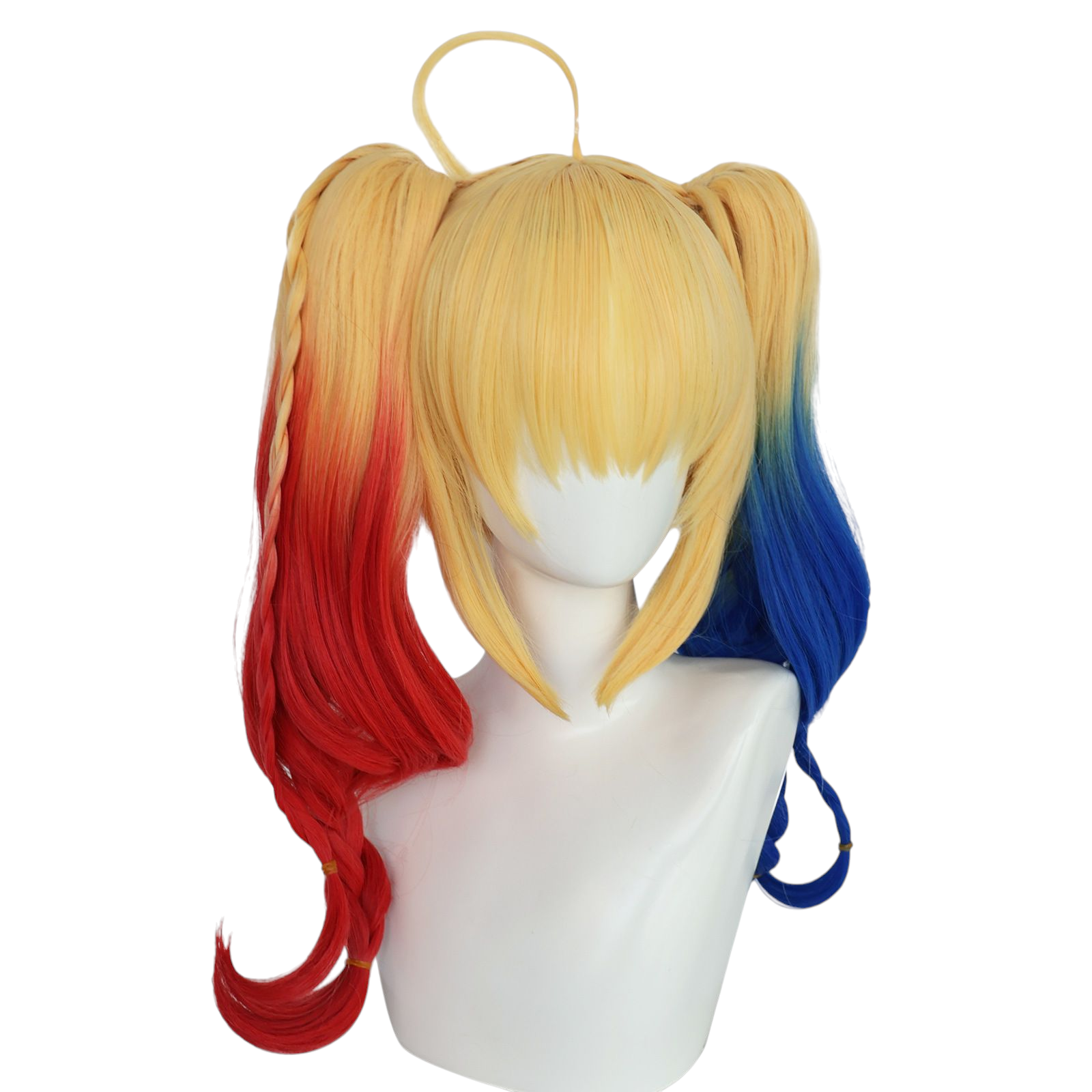 Tan Harley Quinn Cosplay Wig | Suicide Squad (Gradient Pigtails)