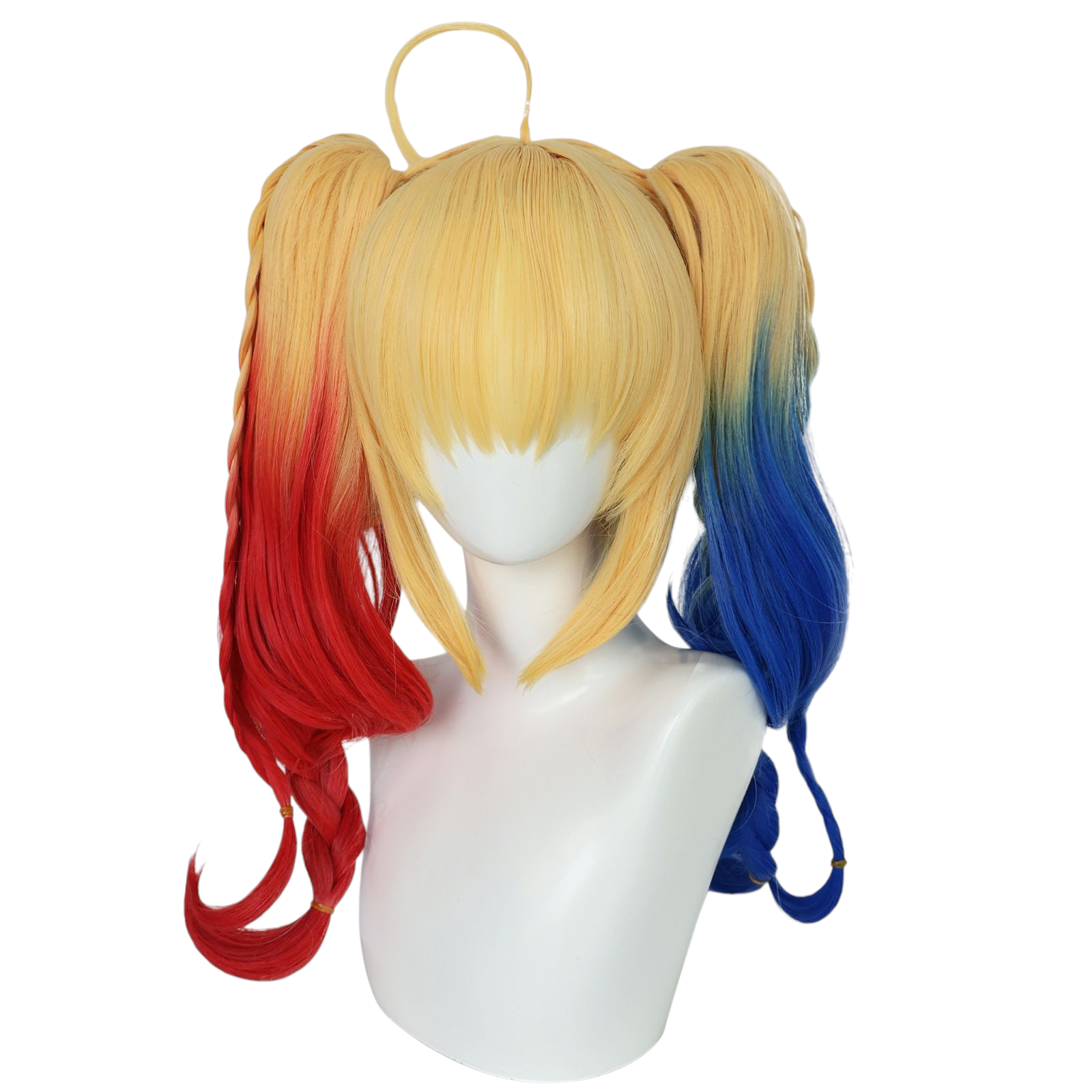 Tan Harley Quinn Cosplay Wig | Suicide Squad (Gradient Pigtails)